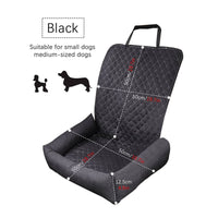 Waterproof Dog Cover Easy Installation Quilted Pet Car Bed for Travel