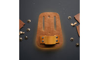 Leather Tool Holder Rectangular Belt Tool Holder Everyday Carry Belt Organizer Pocket-Style Work Gear Strong Stitching