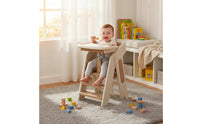 Grow Together High Chair Foldable Toddler Step Stool Multi-Use for Dining Room