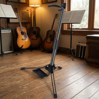 Electric Wind Instrument Stand Portable Wind Instrument Stand Conveniently to Carry for Instrumentalists, Music Studio, Stage, Rehearsal