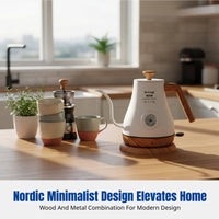Electric Kettle, Stainless Steel Gooseneck, Precise Temperature Control, Keep Warm, Anti-Dry Protection