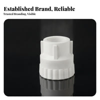 Plastic Body PPR Straight Connector Simple Design Threaded Pipe Connector