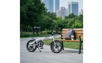 Mini Folding Bike Disc Brakes Folding Cycle Variable Speed for Commuting, Kids