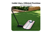 U-Shaped Cutout Golf Putting Mirror Reference Points Putting Practice Mirror Visual Feedback Training Aid Acrylic