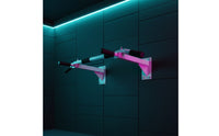 Wall-Mounted Pull-up Bar Compact Pull-up Bar with Padded Grips Space-Saving Fitness Equipment for Adults
