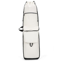 Longboard Backpack High Capacity Canvas Skateboard Bag Drawstring Closure Carving Skateboard Carrying Pack for Longboarders, Outdoor