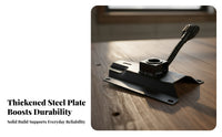 Steel Swivel Chair Chassis Support Arm Metal Chair Base Assembly Screw Holes Swivel Base Plate Adjustable