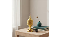 Electric Scent Warmer Ornate Metal Scent Warmer Decorative for Living Room, Home, Prayer