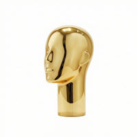 Mannequin Head Modern Hairpiece Display Head Shaped Hat Display Stand for Retailers, Hairstylists, Retail Store, Countertop