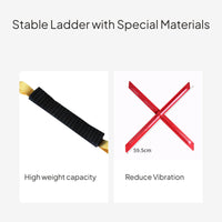 Telescoping Ladder Accessories Anti-Slip Pads Hangers Rope