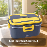 12V/24V/110V Electric Lunch Box Fitted Lid Heated Lunch Box