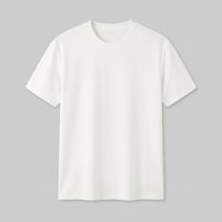 Mens Summer Shirts Short Sleeve, Pima Crew Neck T-Shirt for Lightweight Breathable Casual Wear for Hot Weather