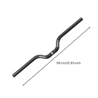 Carbon Fiber Handlebar Lightweight Cycle Handlebar Stiff Cycle Handles for Commuters, Folding Bikes