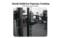 Comprehensive Linear Bearing Press Machine Heavy Duty Cable Versatile Pulley System Machine with a Guided Barbell System Press Full Body Workout