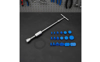 Paintless Dent Repair Tool Kit Strong Adhesion Paintless Dent Repair Kit Crossbar Slide Hammer Puller 2 in 1 Design for DIYers