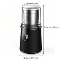 Coffee and Spice grinding machine Multiple Settings Stainless Steel Metal Body