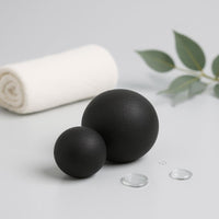 2 Pieces Expanded Polypropylene Foam Massage Balls Yoga Textured Foam Massage Balls Myofascial Release Ball Non Firm Density