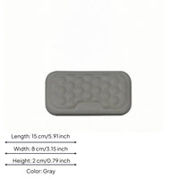 Honeycomb Texture Memory Foam Wrist Rest Quilted Keyboard Wrist Rest Curved Edges Computer Accessory for Office, Typing