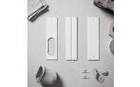 Slim Air Conditioner Window Kit Easy to Install Air Conditioning Window Vent Adapter Long-Lasting Hardware Allall-Inclusive for Renters, Homeowners, Apartments, Bedrooms