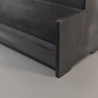 Stepped Display Rack Wooden Postcard Display Rack Easy to Assemble Card Holder with Tiers for Retail Counters