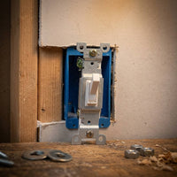 UL Listed Double Rocker Switch 120-277V Double Switch with Wall Plate Polycarbonate Heavy Duty for Electricians