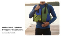 Grown-up Flotation Vest Comfortable Fit Flotation Vest Individual Flotation Device Adjustable Straps Grown-up Safety Vest Light