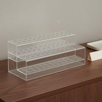 Transparent Eyelash Tweezer Stand Space-Saving Beauty Storage