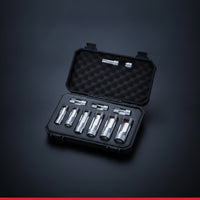 9 Pieces Metric Slotted Socket Set with Case Chrome Vanadium Slotted Socket Set Rust-Resistant Toolbox Long-Lasting for Mechanics, Automotive Repair