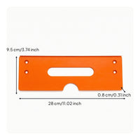 Accurate Auxiliary Base Plate Precision Cutting Tool Base Plate Easy Installation Versatile for Workshop