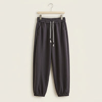 Joggers for Women, Sweatpants with Pockets and Elastic Waistband, Embroidered Ladies for Casual Wear and Lounging