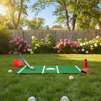 Portable Pitching Practice Mat Long-Lasting Baseball Pitching Mat Roll up Sports Gear for Players, Beginners