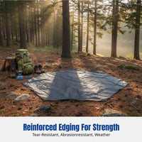 PE Anti-Puncture Ground Cloth, Hexagonal Camping Mat, Water-Resistant, Moisture-Resistant, Non-Slip, Multi-Shape, Easy to Clean