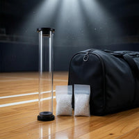 Cylindrical Clear Plastic Shuttlecock Tube Round-Topped Badminton Shuttlecock Tube Simple Shuttlecock Carry Case Portable
