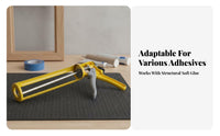 Manual Caulking Labor-Saving Design Caulking Sturdy Steel Construction Hardware Tool for Handymen, Renovators, Home Repair, Lavatory, Kitchen