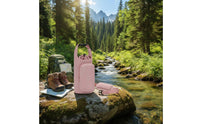Insulated Bottle Sleeve Shoulder Strap Water Bottle Carrier Zipper Pocket Drinkware Accessory for Outdoor