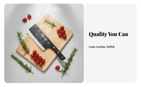 Chinese Culinary Hatchet Multi-Functional Meat and Vegetable Culinary Hatchet Multipurpose Stainless Steel Kitchen Cut per for Chefs