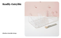 Clear Drawer Box Transparent Design Cosmetic Organizer Easy to Clean for Bedroom