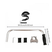 Adjustable String Trimmer Handle with Clamp Ergonomic Vegetation Eater Handle with Bracket Clamp Sturdy Attachment Long-Lasting for Landscapers
