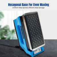 Ski Waxing Iron, Digital Temperature Control, Snowboard & Ski Repair Tool, Hexagonal Plate, Thickened Base, Maintenance