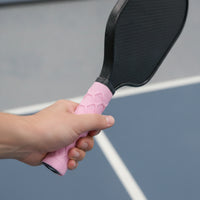 Racket Handle Sleeve with Hexagonal Texture Non-Slip Racket Grip Sleeve Handle Cover Cushioned Grip Wrap Silicone