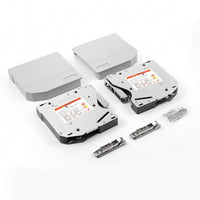 2 Pieces Hydraulic Support Mechanism Adjustable Lift up Hinge with Gentle Close Quiet Hardware for Overhead Storage