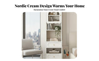 Cream Design Tall Bedside Cabinet with Drawer clean contemporary Design Nightstand Ample Storage Bedroom Furniture Space-Saving for Apartment Dwellers, Homeowners, Students, Small Spaces, Dorm Room