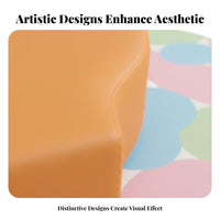 Curved corporationnfigurable Ottoman Creative Shape Waiting Room Seating corporationmbinable corporationmmercial Furniture for personalizeders, Visitors, Public Areas, Lobby, hair salon