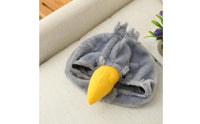 Toucan Head Hood Novelty Soft Fabric Bird Hood Stuffed Animal Soft Fabric Hat Cozy Headwear Lightweight for Photo Shoots