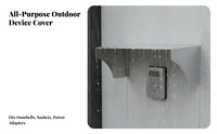 Entry Chime Rain Cover Rainproof Access Control Keypad Protector Waterproof Stainless Steel Keypad Protector for Garden, Patio