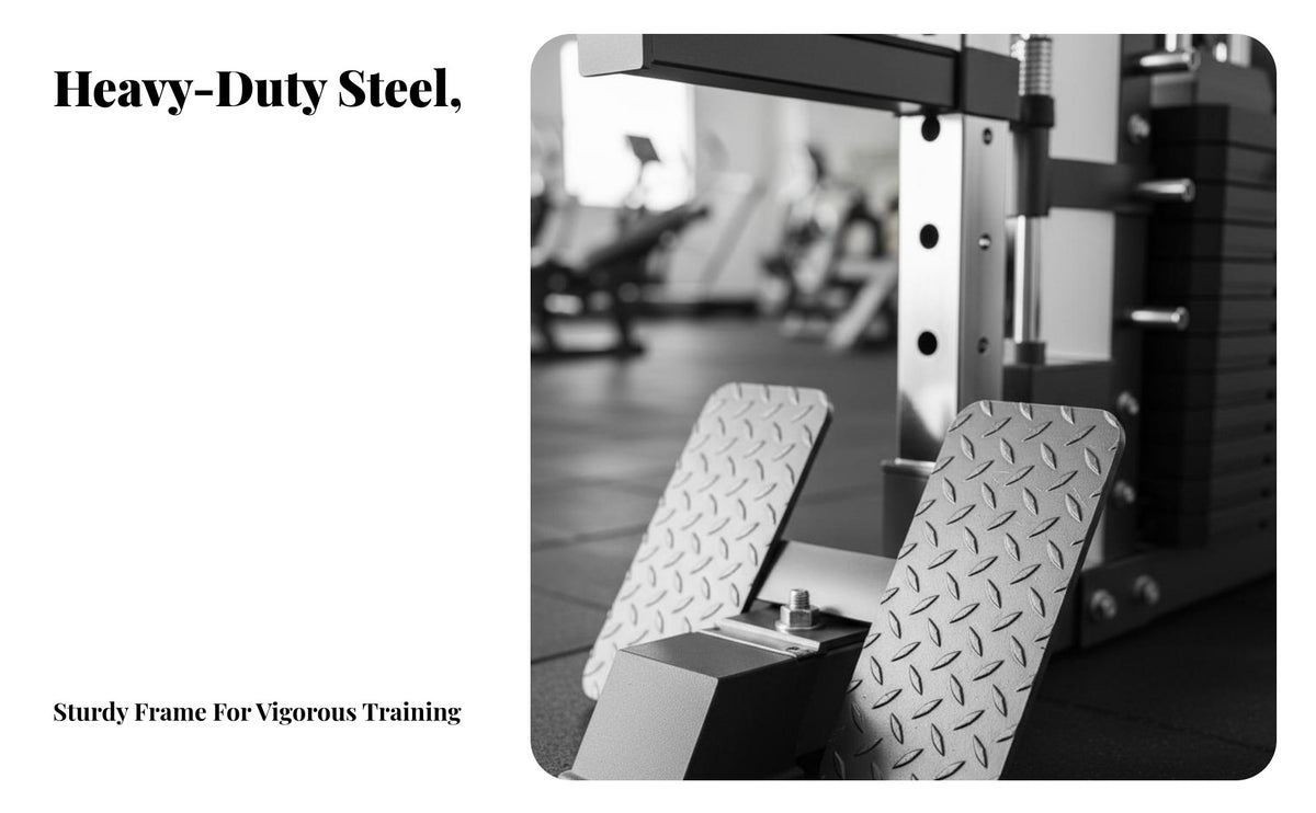 Multi-Functional Guided Barbell Machine Heavy-Duty Steel Frame Commercial Comprehensive Adjustable Complete Guided Barbell Machine for Bodybuilders
