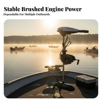 12V System Compatible Electric Trolling engine maintenance Parts Ergonomic Tiller Handle Trolling engine Hardware Easy Installation Boating gear durableDuty Design for Fishermen, Boat Owners, DIY technicians, Fishing, competitions, Lakes and watermethods