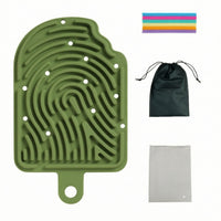 Sensory Board with Silicone Strips Portable Silicone Sensory Board Calming Compact for Children, Travel, Car Ride