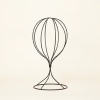 Tabletop Wire Hat Stand Decorative Hat Stand with Circular Base Freestanding Sleek for Countertop, Dresser
