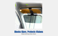 Universal Car Anti-Glare Visor, Day/Night Dual Lens, Adjustable, Front Windshield